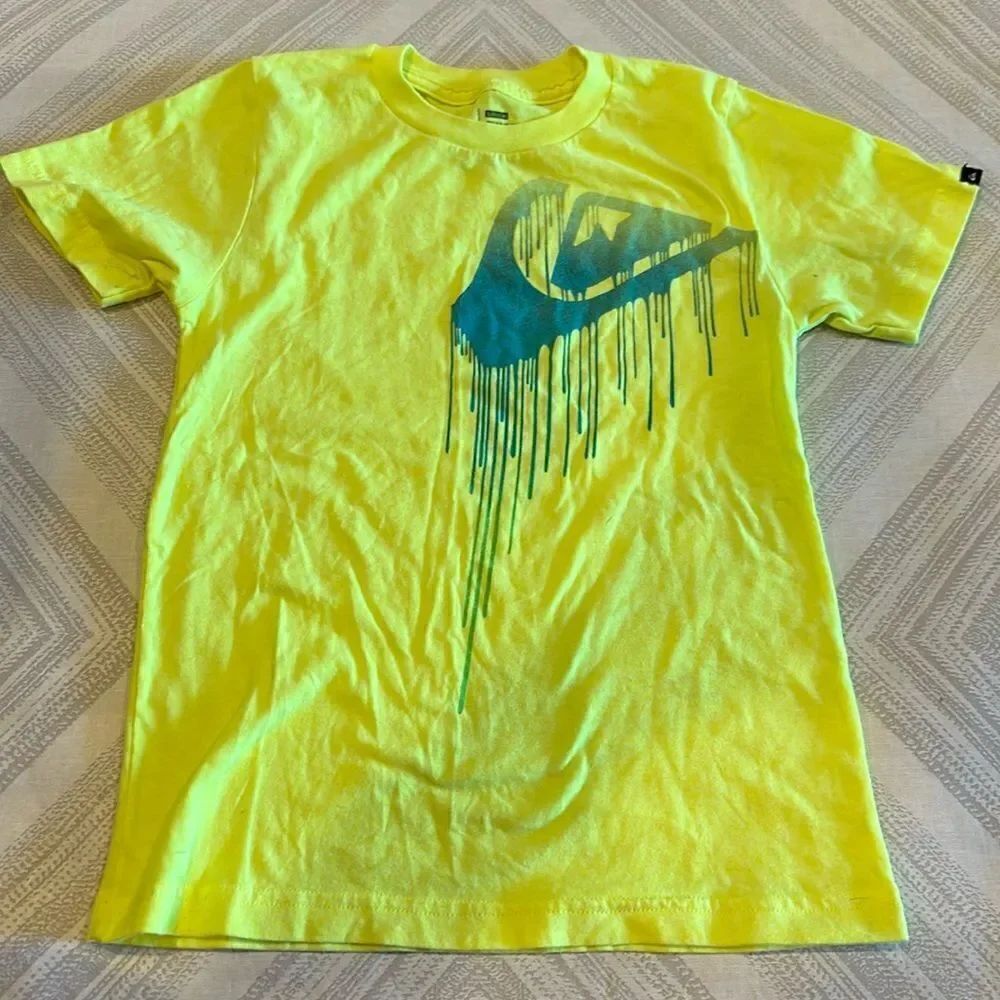 Quicksilver Boys Yellow Graphic T-Shirt